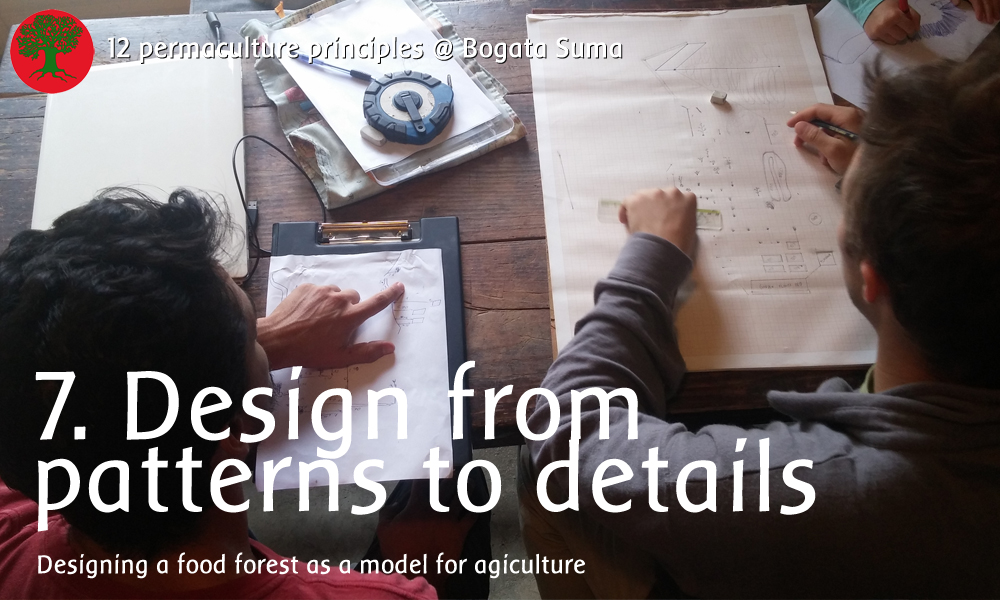 Permaculture principle 7: Design from Patterns to Details