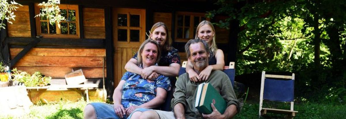 Family in summer
