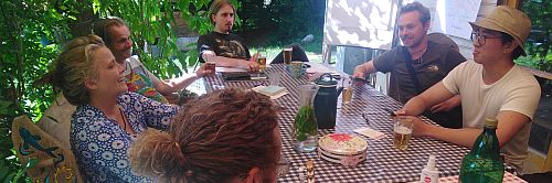 Permaculture workshops and craft workshops in nature