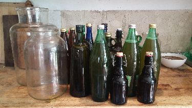 Kombucha bottled
